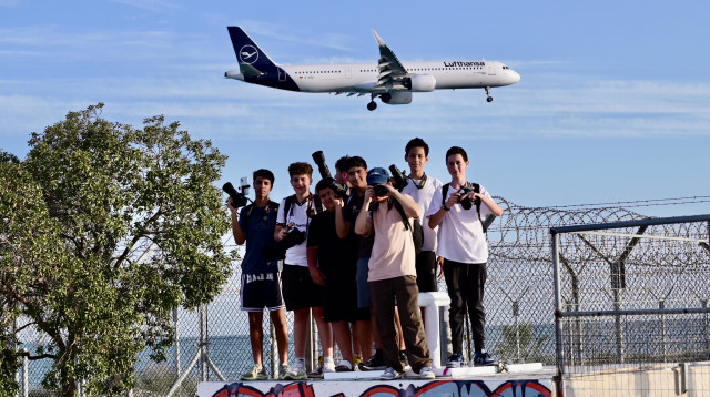 הספוטרים הישראלים בקפריסין (צילום: אבשלום ששוני)