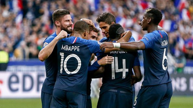 שחקני נבחרת צרפת (צילום: Catherine Steenkeste / Contributor)