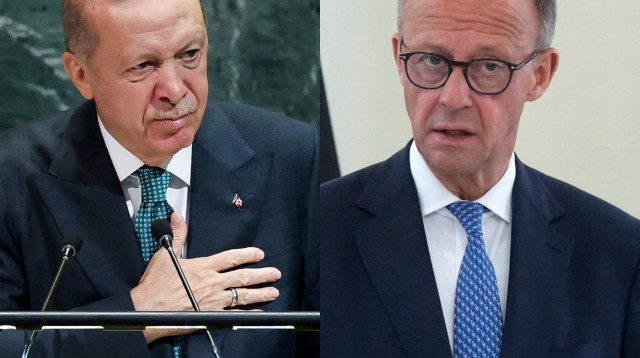 פרידריך מרץ, רג'פ טאיפ ארדואן (צילום: רויטרס)