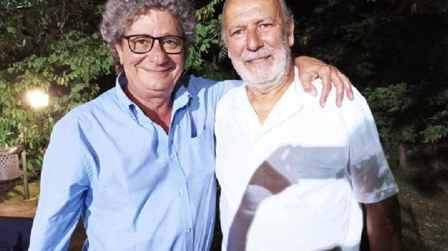 ארקדיו ספינוצי (מימין) (צילום: צילום מסך מתוך 'X')