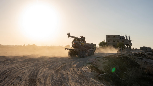 פעילות נח"ל בקו הצהוב (צילום: דובר צה"ל)