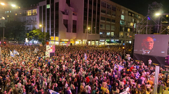 העצרת לציון 30 שנה לרצח יצחק רבין, 2025 (צילום: אבשלום ששוני)