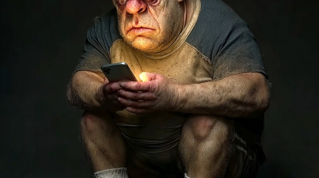 עצלות דיגיטלית הדמיה (צילום: מעריב אונליין)