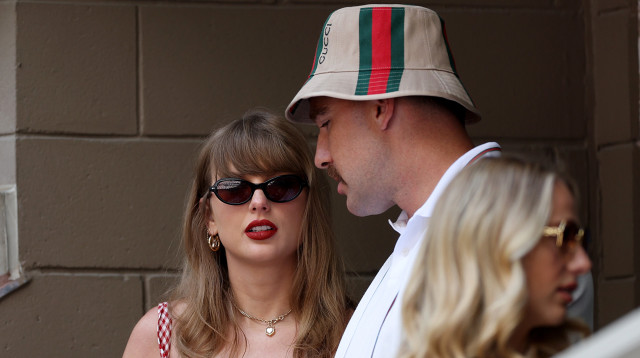 טרוויס קלסי, טיילור סוויפט (צילום: Jamie Squire/Getty Images)