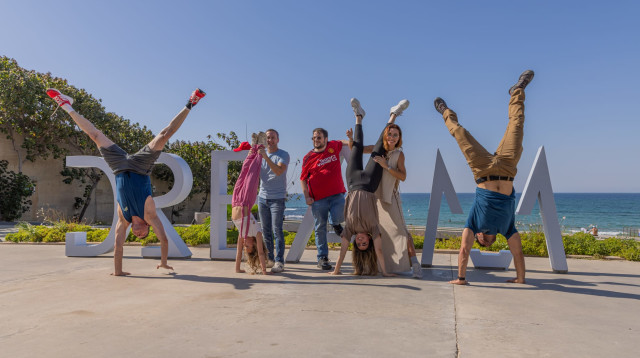 משלחת המשפיענים מקולומביה (צילום: אלון שפיגל)