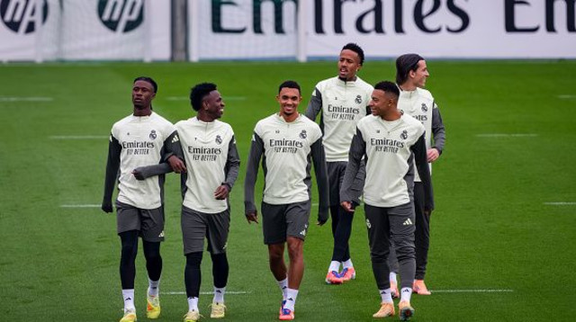 שחקני ריאל מדריד מוכנים לליברפול (צילום: NurPhoto / Contributor)