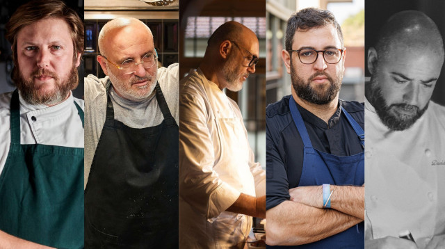 השפים המשתתפים במיי כושר מניו (צילום: אסף קרלה,יהונתן בן חיים,חיים יוסף,נועם פריסמן,עומר סבח)