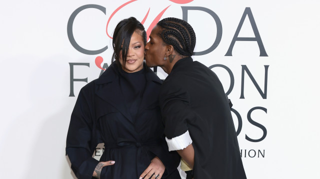 ריהאנה ו-A$AP Rocky (צילום: Dimitrios Kambouris/Getty Images)