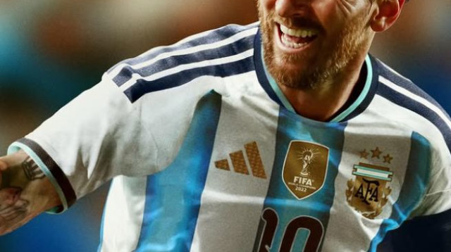מסי במדים החדשים של ארגנטינה (צילום: צילום מסך, אינסטגרם)