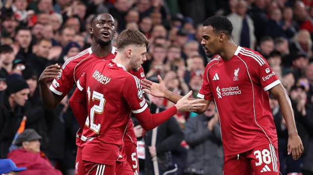 שחקני ליברפול ריאן חראפנברך, איברהימה קונאטה וקונור בראדלי (צילום: Gettyimages)