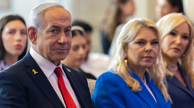 שרה וביבי נתניהו (צילום: Chaim Goldberg/Flash90)