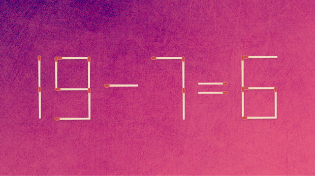 הזיזו גפרור אחד כדי לפתור את החידה (צילום: מערכת מעריב)