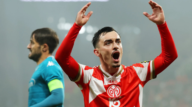 פאול נבל שחקן מיינץ (צילום: GettyImages, Alex Grimm)