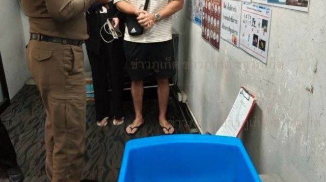 הישראלי שנעצר בפוקט (צילום: משטרת תאילנד)