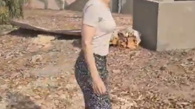 הפצ"רית לשעבר יפעת תומר-ירושלמי יצאה ברגל מנווה תרצה (צילום: צילום מסך)