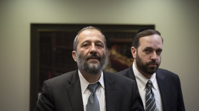 אריה דרעי, אריאל אטיאס (צילום: הדס פרוש , פלאש 90)