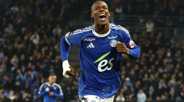 שטרסבורג התגעגעה אליו. עמנואל אמגה (צילום: GettyImages, FREDERICK FLORIN/AFP)