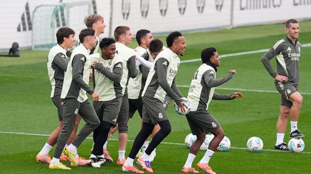 שחקני ריאל מדריד (צילום: AFP7 / Contributor)