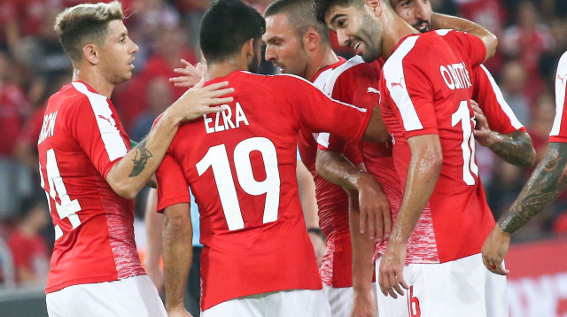 חן עזרא, מאור מליקסון, בן שהר (צילום: דני מרון)