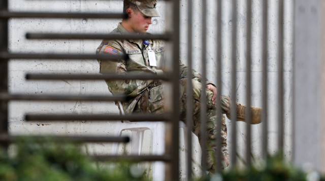 חיילים אמריקאים בקריית גת (צילום: REUTERS/Amir Cohen)