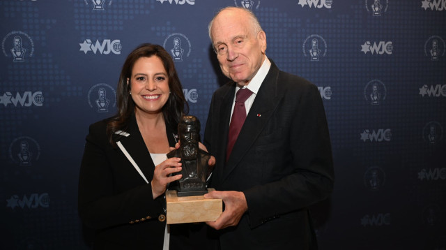 פרס תיאודור הרצל לשנת 2025  לג׳ון פטרמן ואליס סטפאניק (צילום: שחר אזרן)