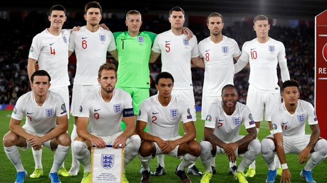 שחקני נבחרת אנגליה (צילום: GettyImages)