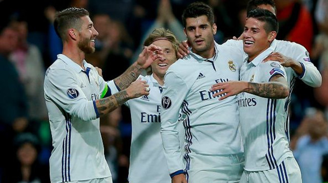 ראמוס, חאמס רודריגס, מוראטה ומודריץ' (צילום: GettyImages)