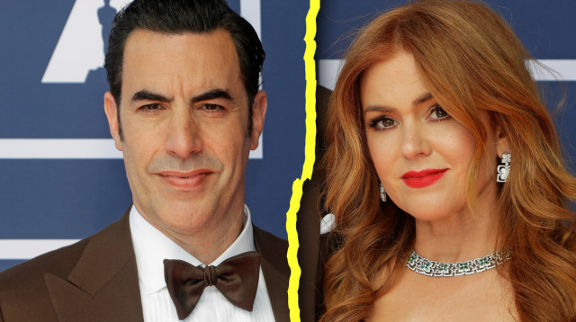 איילה פישר וסשה ברון כהן (צילום: רויטרס)