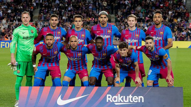 שחקני ברצלונה. 2022 (צילום: GettyImages)