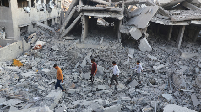 הריסות בעזה (צילום: רויטרס)