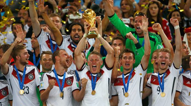 נבחרת גרמניה זוכה במונדיאל 2014 (צילום: Clive Rose)
