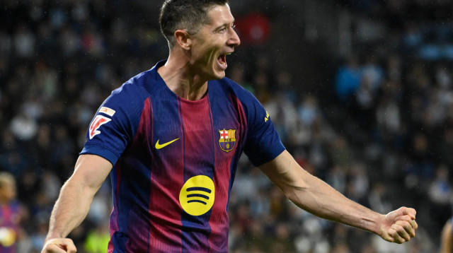 רוברט לבנדובסקי, ברצלונה (צילום: GettyImages)