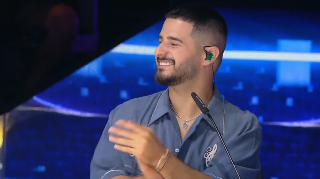עדן חסון, "הכוכב הבא לאירוויזיון" (צילום: צילום מסך ערוץ 12)