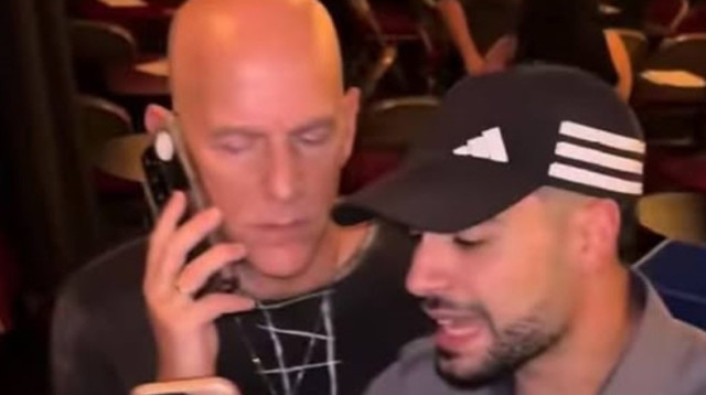 מרדכי דוד, גיא פלג (צילום: צילום מסך)