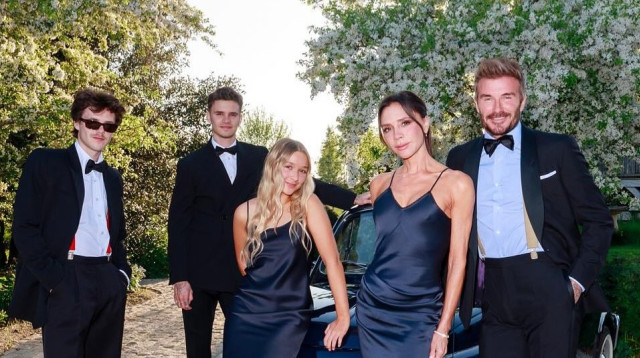 משפחת בקהאם (צילום: אינסטגרם)