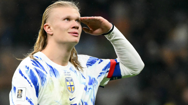 ארלינג הולאנד, נבחרת נורבגיה (צילום: GettyImages)