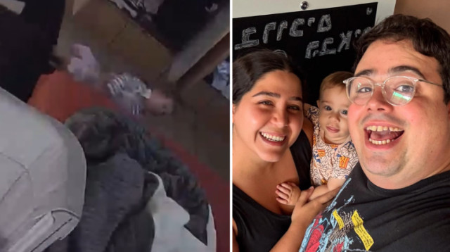 אוראל צברי וסיון תם (צילום: אינסטגרם)