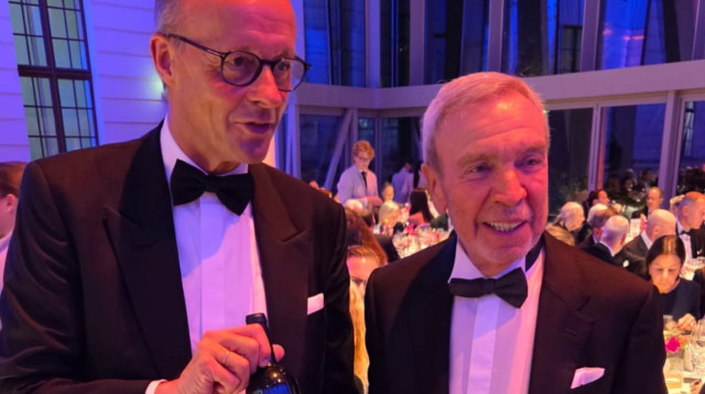 נתן חברוני ופרידריך מרץ (צילום: פרטי)