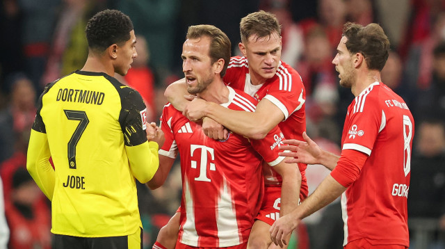 שחקני באיירן מינכן ודורטמונד במפגש האחרון (צילום: Stefan Matzke - sampics / Contributor)
