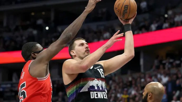 כמעט טריפל דאבל עוד לפני המחצית. יוקיץ' (צילום: GettyImages)