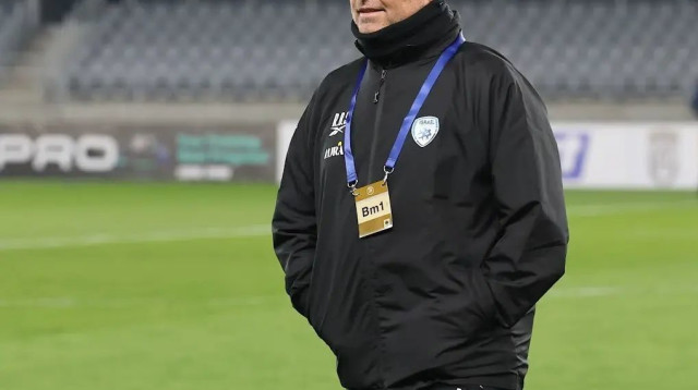 מאמן נבחרת ישראל, רן בן שמעון (צילום: אודי ציטיאט)