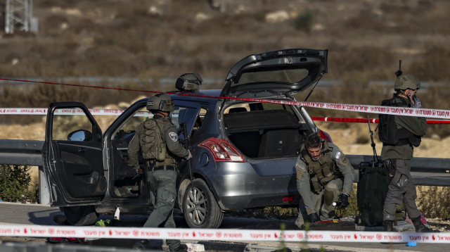 הפיגוע בגוש עציון  (צילום: חיים גולדברג פלאש 90)