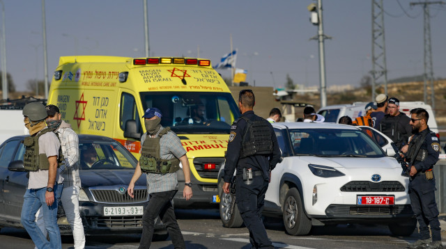 הפיגוע בגוש עציון  (צילום: חיים גולדברג פלאש 90)