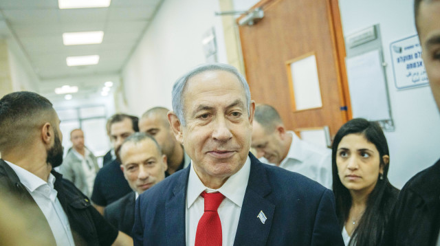 משפט נתניהו (צילום: חיים גולדברג פלאש 90)