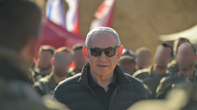 נתניהו מבקר בסוריה  (צילום: קובי גדעון לע"מ)