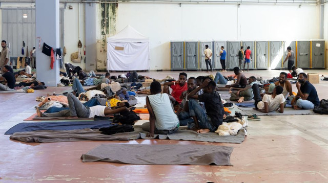 מרכז מהגרים באירופה (צילום: צילום מסך לפי סעיף 27א)