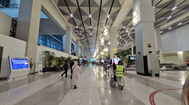 שדה תעופה ג'קרטה. עומסים כבדים בחאג' (צילום: שאטרסטוק)