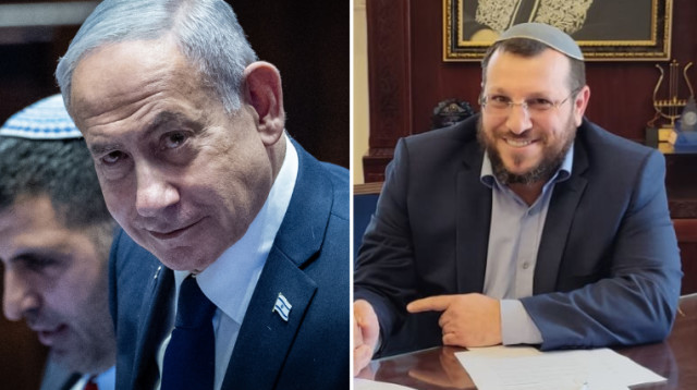 עמיחי אליהו ובנימין נתניהו (צילום: מימין לשמאל: עוצמה יהודית, יונתן זינדל - פלאש 90)