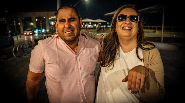 ענהאל כליפה ובן זוגה חיים פסחוב (צילום: עופר מנחם תקשורת ויחסי ציבור)