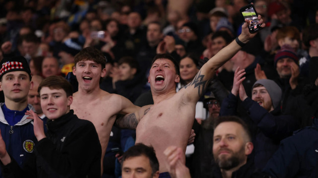 אוהדי נבחרת סקוטלנד (צילום: רויטרס)